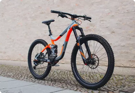 Voorbeeld van een goed gefotografeerde fiets